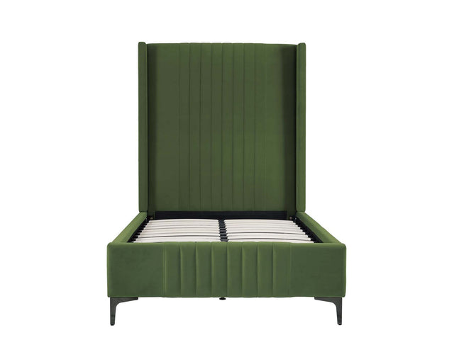 Promenade Twin-Size Bed in Moss Green - Ornate Home