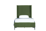 Promenade Twin-Size Bed in Moss Green - Ornate Home
