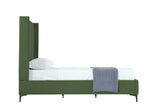 Promenade Twin-Size Bed in Moss Green - Ornate Home