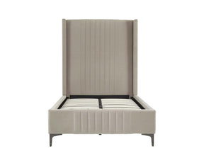 Promenade Twin-Size Bed in Rustic Taupe - Ornate Home