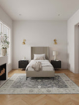 Promenade Twin-Size Bed in Rustic Taupe - Ornate Home