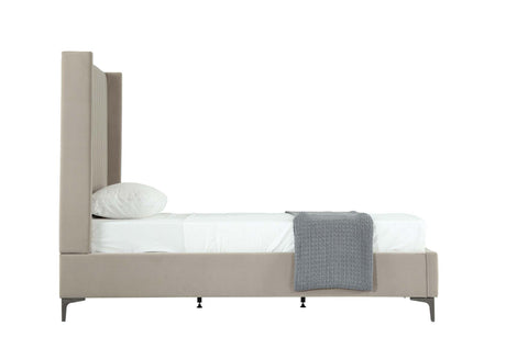 Promenade Twin-Size Bed in Rustic Taupe - Ornate Home