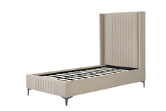Promenade Twin-Size Bed in Rustic Taupe - Ornate Home