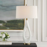 Promenade White Table Lamp - Ornate Home