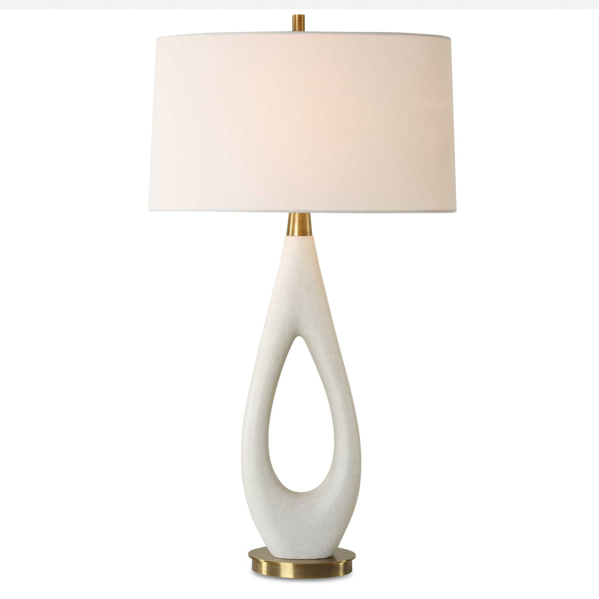 Promenade White Table Lamp - Ornate Home