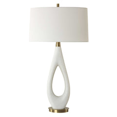 Promenade White Table Lamp - Ornate Home
