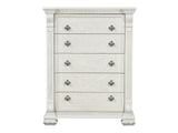 Promenade Wire Brushed White Chest - Ornate Home