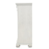 Promenade Wire Brushed White Chest - Ornate Home