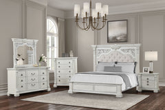 Promenade Wire Brushed White Dresser - Ornate Home