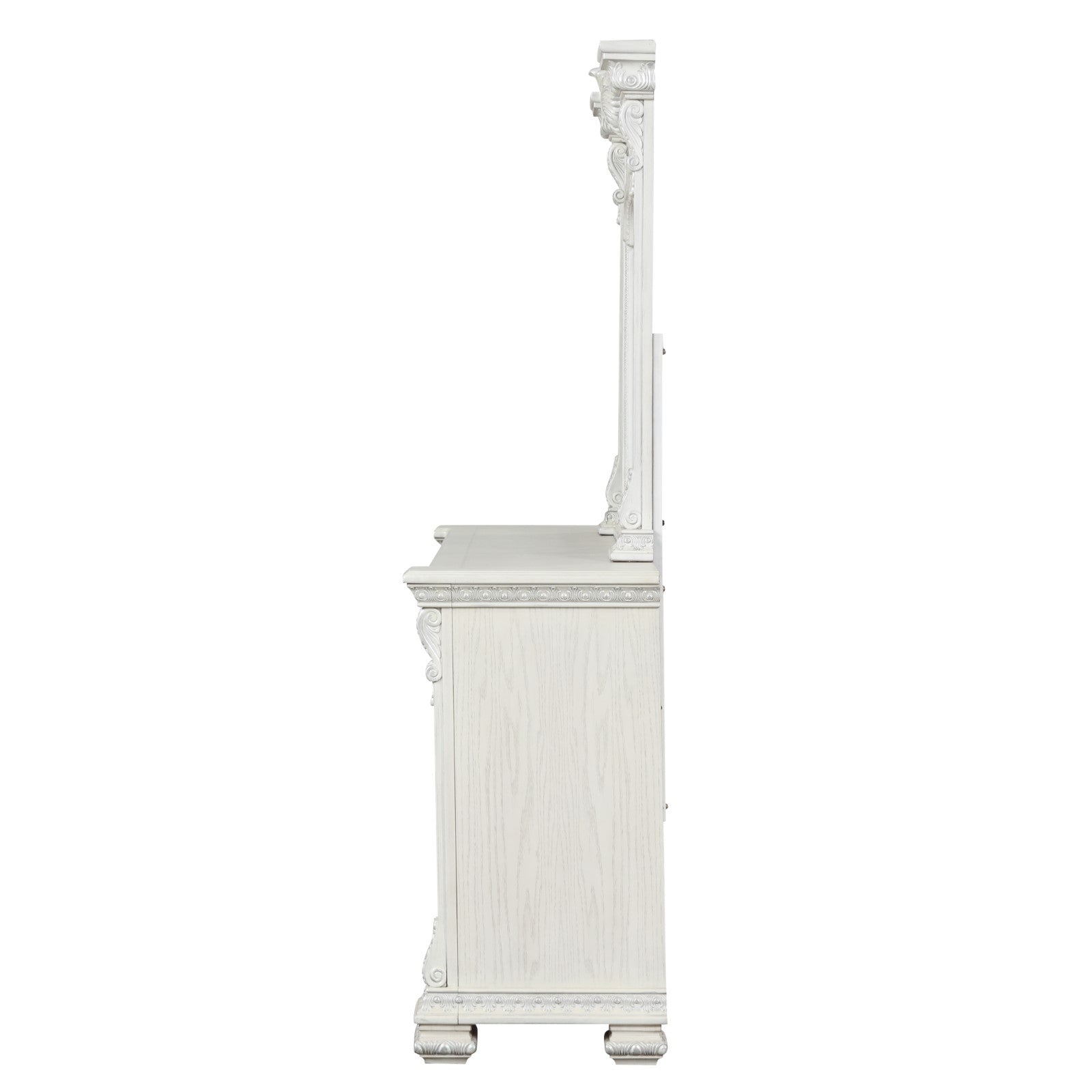 Promenade Wire Brushed White Dresser - Ornate Home