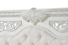 Promenade Wire Brushed White Eastern King Bed - Ornate Home