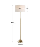 Prominence Brass Floor Lamp - Ornate Home