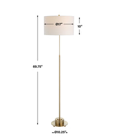 Prominence Brass Floor Lamp - Ornate Home