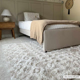 Prompton Cream Plush Area Rug - Ornate Home