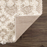 Prompton Cream Plush Area Rug - Ornate Home