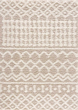 Prompton Cream Plush Area Rug - Ornate Home