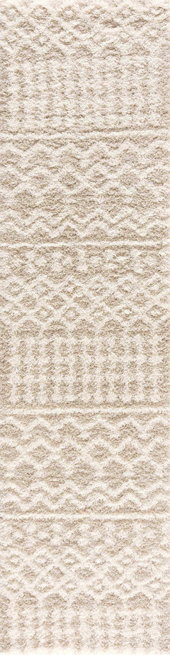 Prompton Cream Plush Area Rug - Ornate Home