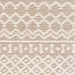 Prompton Cream Plush Area Rug - Ornate Home
