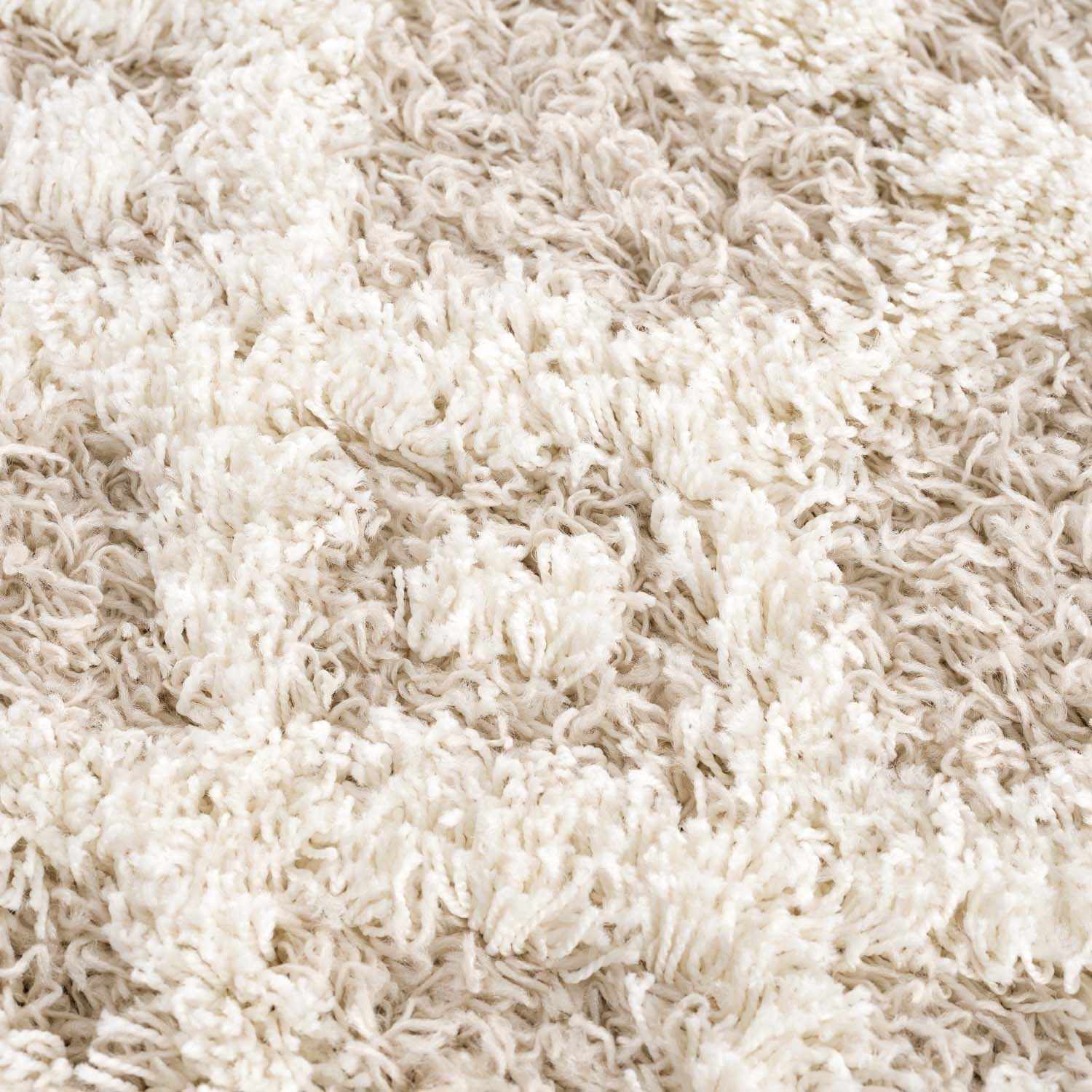 Prompton Cream Plush Area Rug - Ornate Home