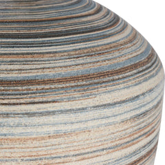 Prospect Blue/Brown/White Striped Accent Lamp - Ornate Home