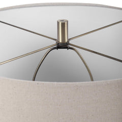 Prospect Blue/Brown/White Striped Accent Lamp - Ornate Home