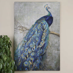 Proud Papa Multicolor Hand Painted Art - Ornate Home