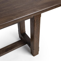 Provence Cocoa Brown 84" Rectangular Counter Table
