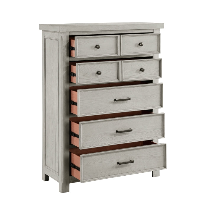Providence Light Gray Chest - Ornate Home