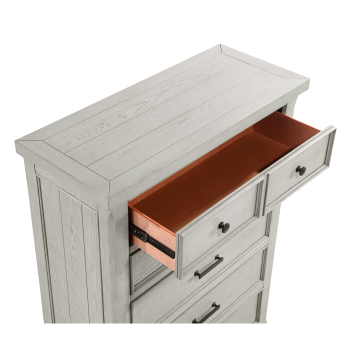 Providence Light Gray Chest - Ornate Home