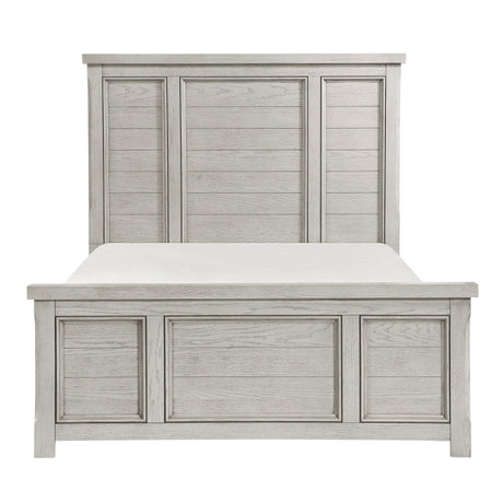 Providence Light Gray Eastern King Bed - Ornate Home