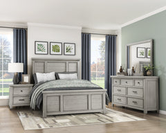 Providence Light Gray Mirror - Ornate Home