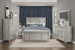 Providence Light Gray Mirror - Ornate Home