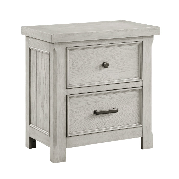Providence Light Gray Nightstand - Ornate Home