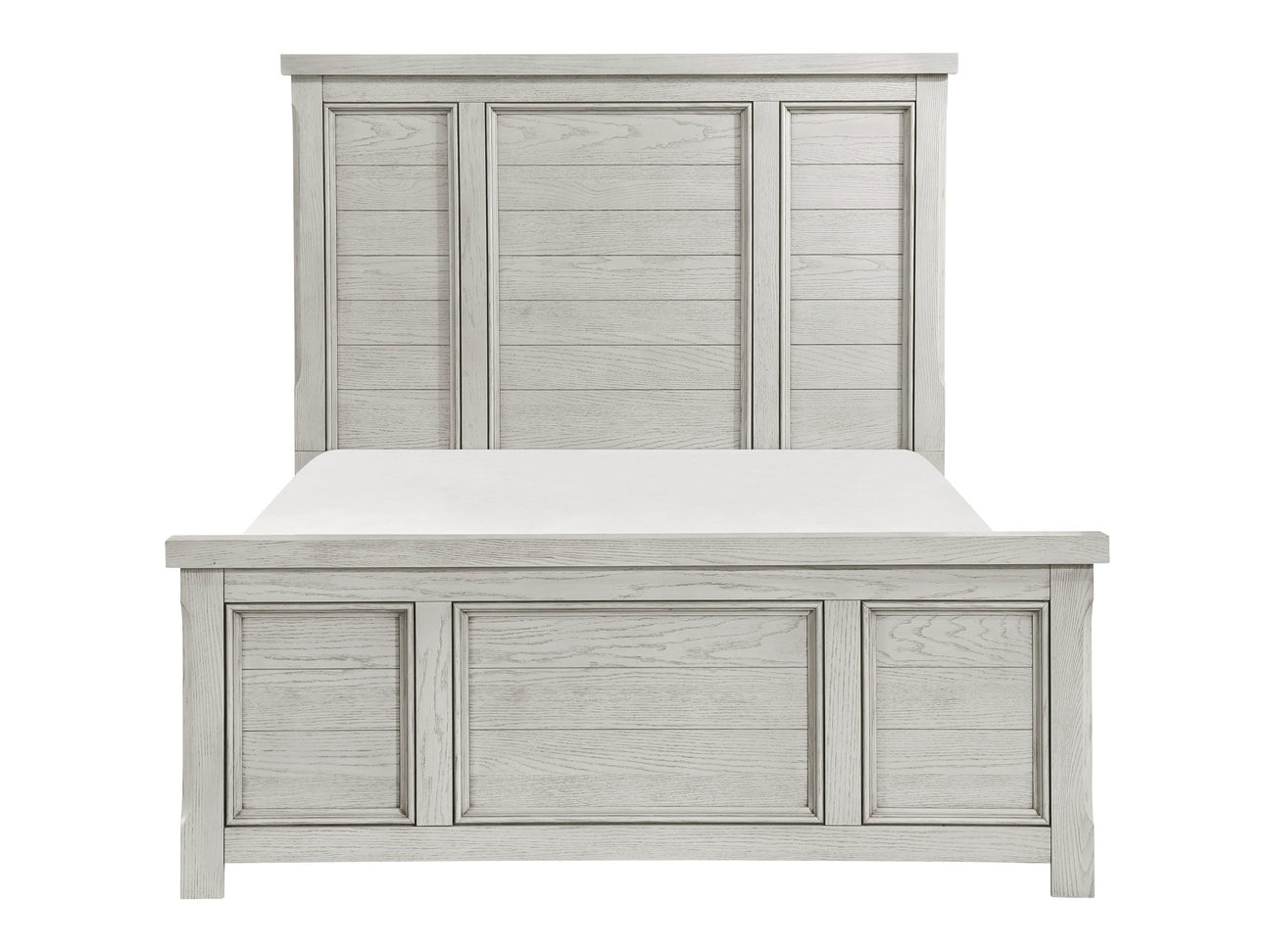 Providence Light Gray Queen Bed - Ornate Home