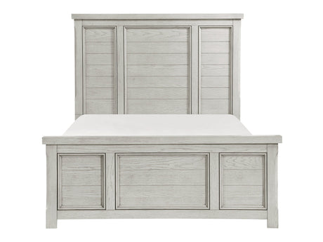 Providence Light Gray Queen Bed - Ornate Home
