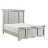Providence Light Gray Queen Bed - Ornate Home