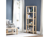 Providence Tan 4 Shelf Rafia Etagere - Ornate Home