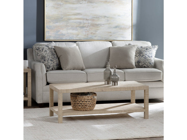 Providence Tan Rafia Cocktail Table - Ornate Home
