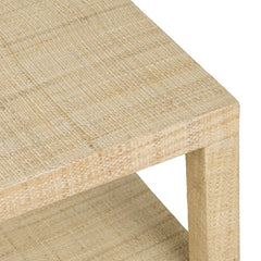 Providence Tan Rafia Cocktail Table - Ornate Home