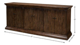Provincial Brown Storage Sideboard - Ornate Home