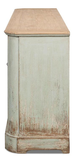 Provincial Living Green Sideboard (Set of 4) - Ornate Home