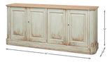 Provincial Living Green Sideboard (Set of 4) - Ornate Home