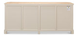 Provincial Living White Sideboard (4 Door) - Ornate Home