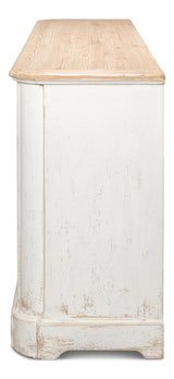 Provincial Living White Sideboard (4 Door) - Ornate Home