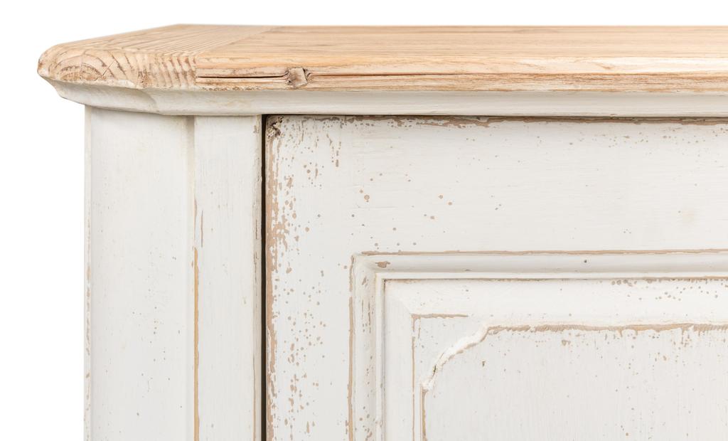 Provincial Living White Sideboard (4 Door) - Ornate Home