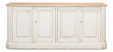 Provincial Living White Sideboard (4 Door) - Ornate Home