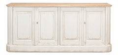 Provincial Living White Sideboard (4 Door) - Ornate Home