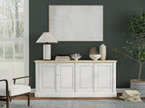Provincial Living White Sideboard (4 Door) - Ornate Home