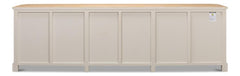 Provincial Living White Sideboard (6 Door) - Ornate Home