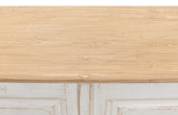 Provincial Living White Sideboard (6 Door) - Ornate Home